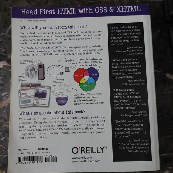 Head First HTML with CSS and XHTML - Picture 5 of 6